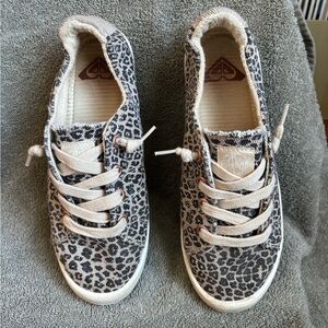 Leopard Print Roxy Bayshore Shoes